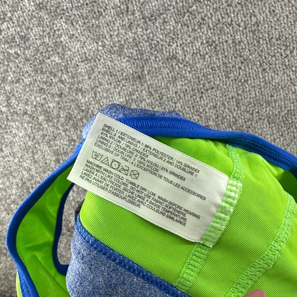 Brooks Moving Comfort Rebound Racer Sports Bra Racerback M Athletic Active - Picture 5 of 6